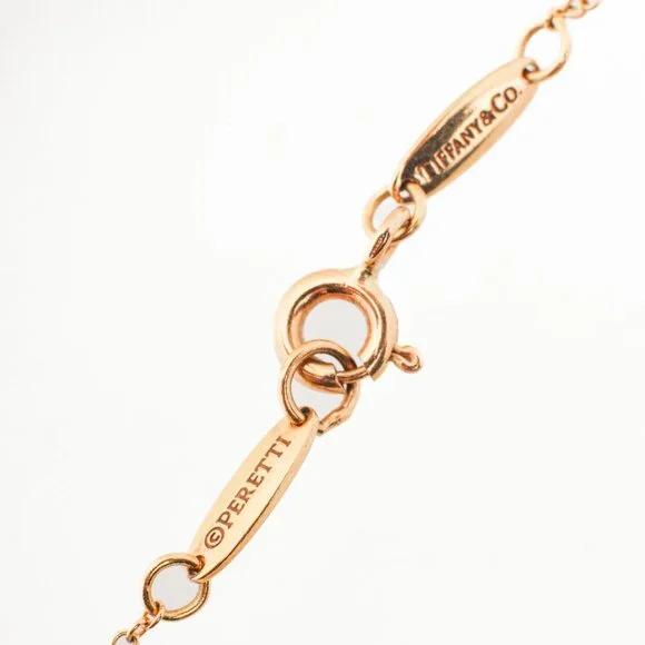 Tiffany & Co. Elsa Peretti Open Heart Lapis Lazuli & 18k Gold Pendant Necklace - Picture 5 of 6